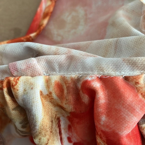 Vintage Custom-made 1960s/1970s? floral halter maxi dress with matching jacket.… - Picture 9 of 9